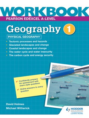 cover image of Pearson Edexcel A-level Geography Workbook 1